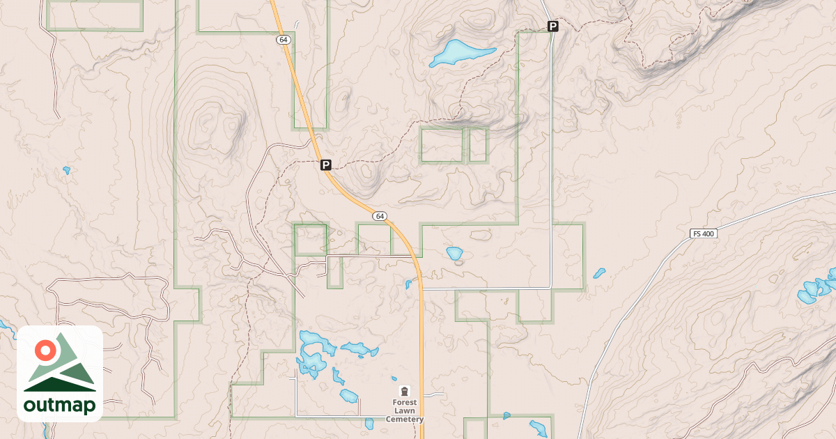 Map of Bergland Snowmobile #1