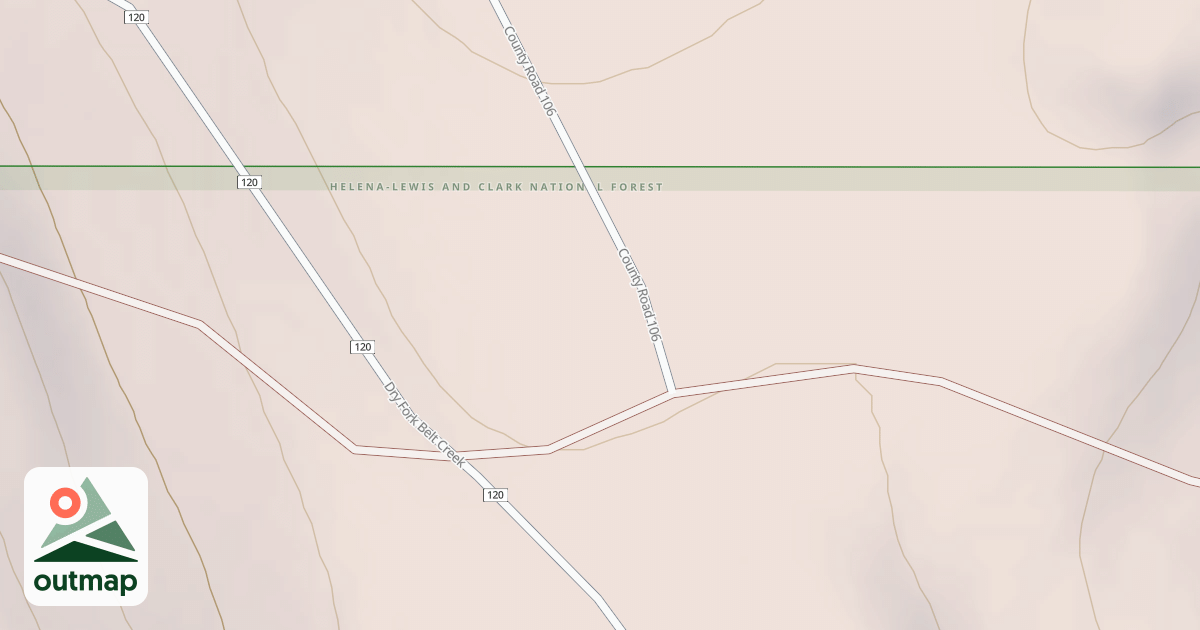 Map of LONETREE SPUR A