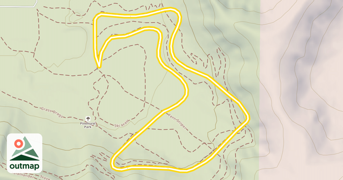 Map of Ski Trail