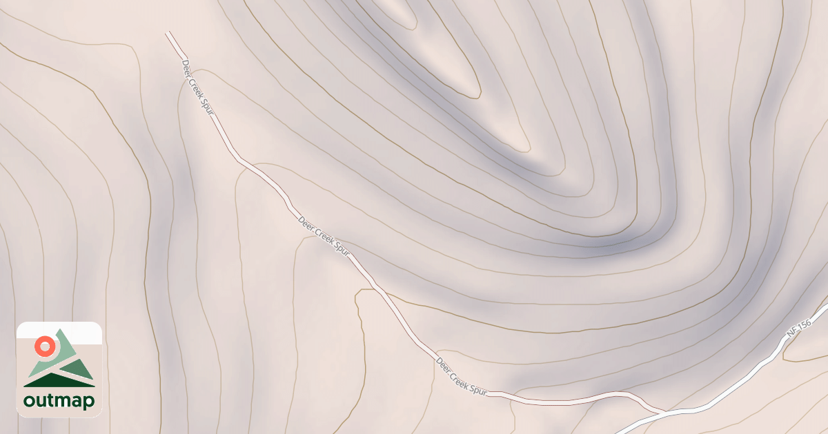 Map of DEER CREEK SPUR