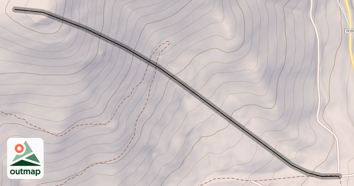 Map of Mill Run