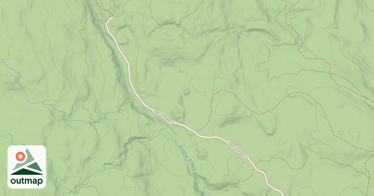 Map of GRIFFITH BROOK