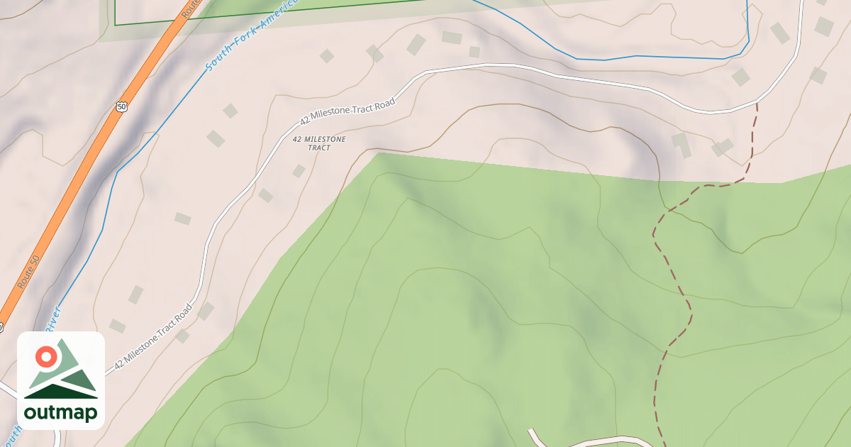 Map of 42 MILESTONE