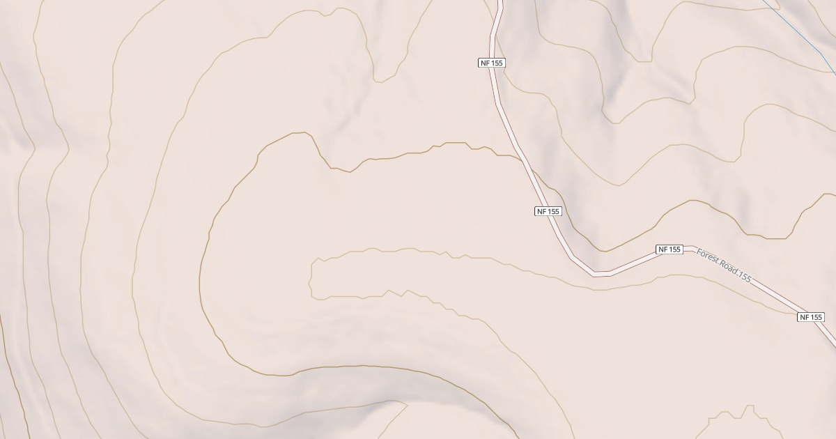 Map preview of USFS National Forest System Roads {E657226A-AAB2-4EF5-908E-B9CC821E1D1F}