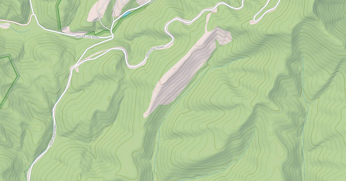 Map preview of RT. FK. JOHNS RUN