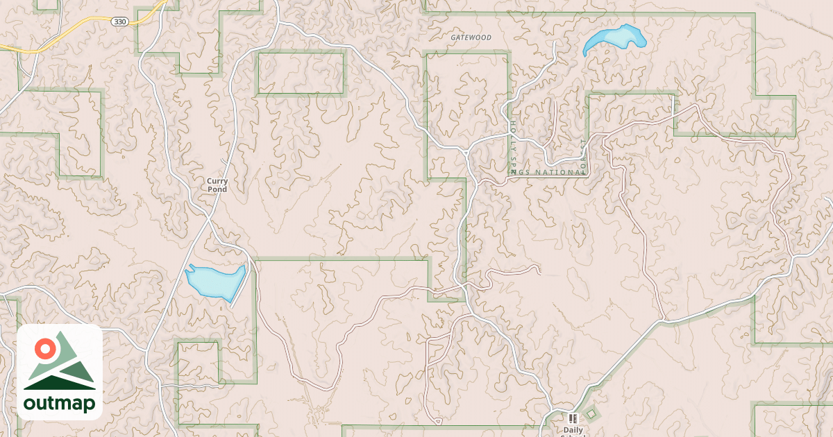 Map of USFS Motor Vehicle Use Map Roads {D06A7527-82BB-494C-B191-DF1A65B3B5B4}