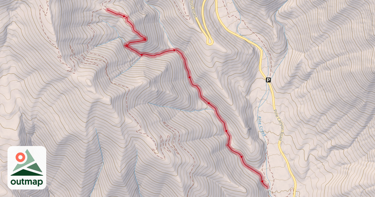 Map of Whoa Trail