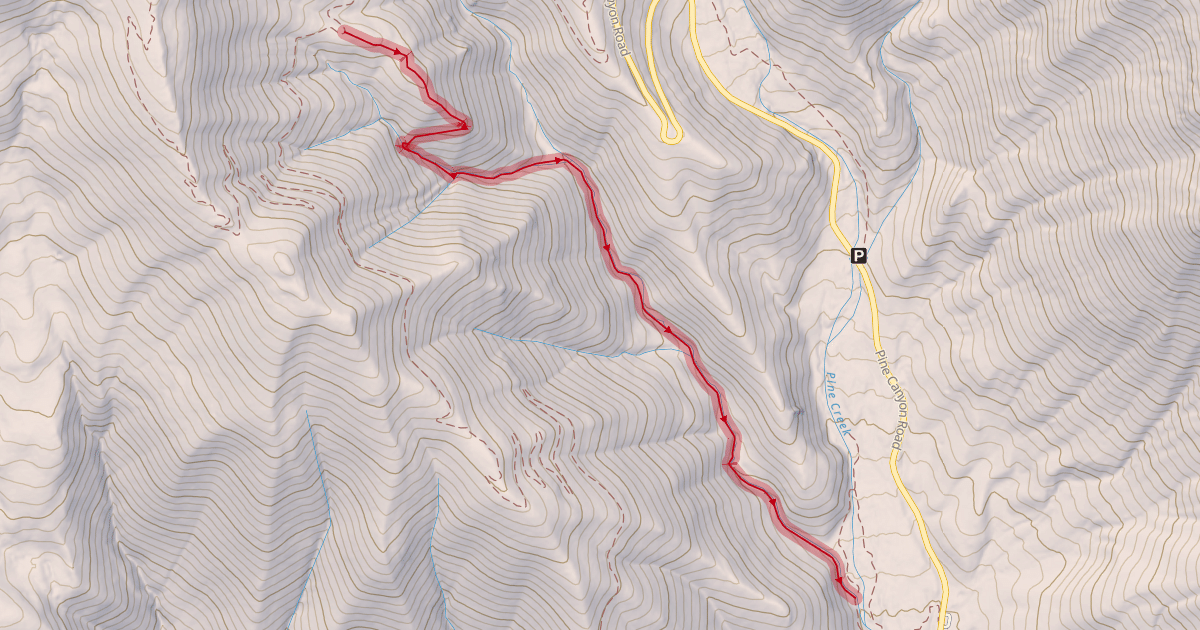 Map preview of Whoa Trail