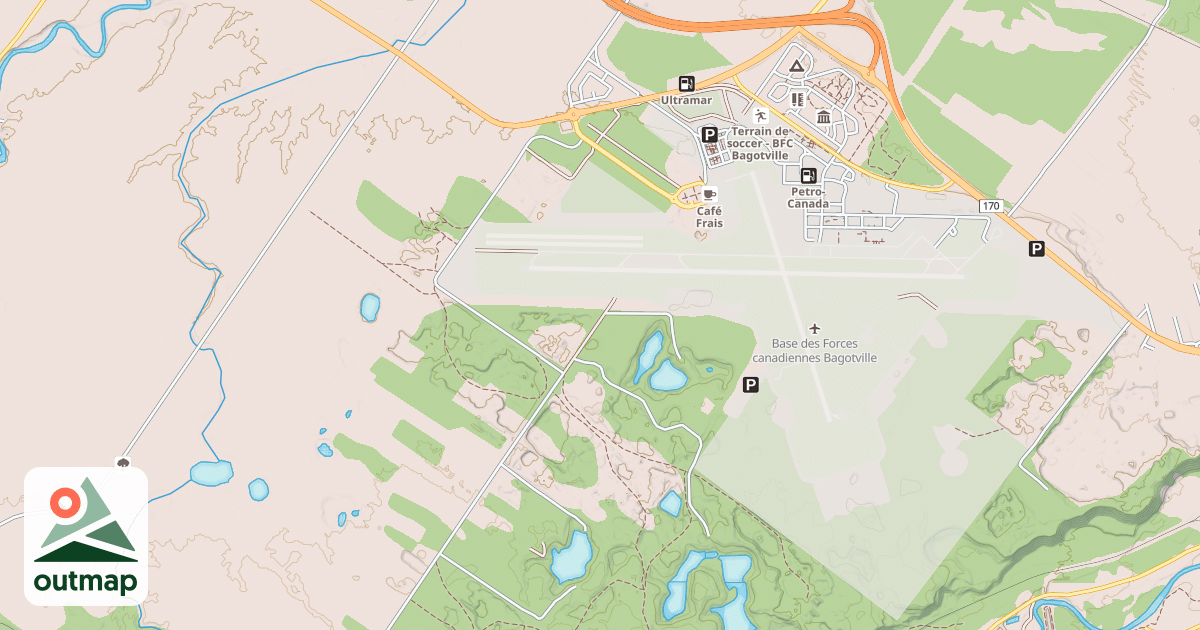 Map of Saguenay Quad Trails 15