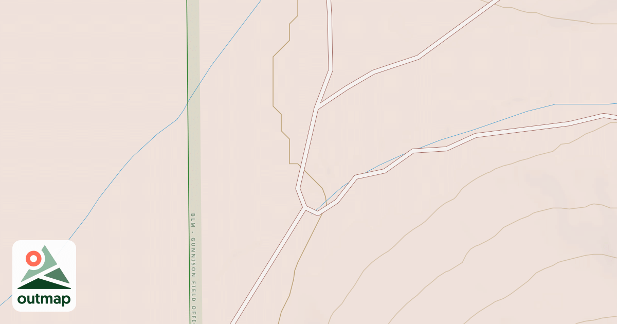 Map of BLM National GTLF Public Motorized Roads 113a7c60-8e72-4c5d-98ab-9a53cf20c2d7