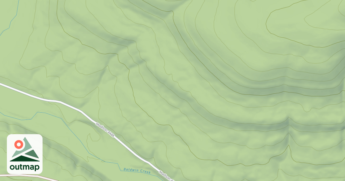 Map of USFS Motor Vehicle Use Map Roads {36DADDB8-29A1-4171-A7A9-275E46379539} in Madison