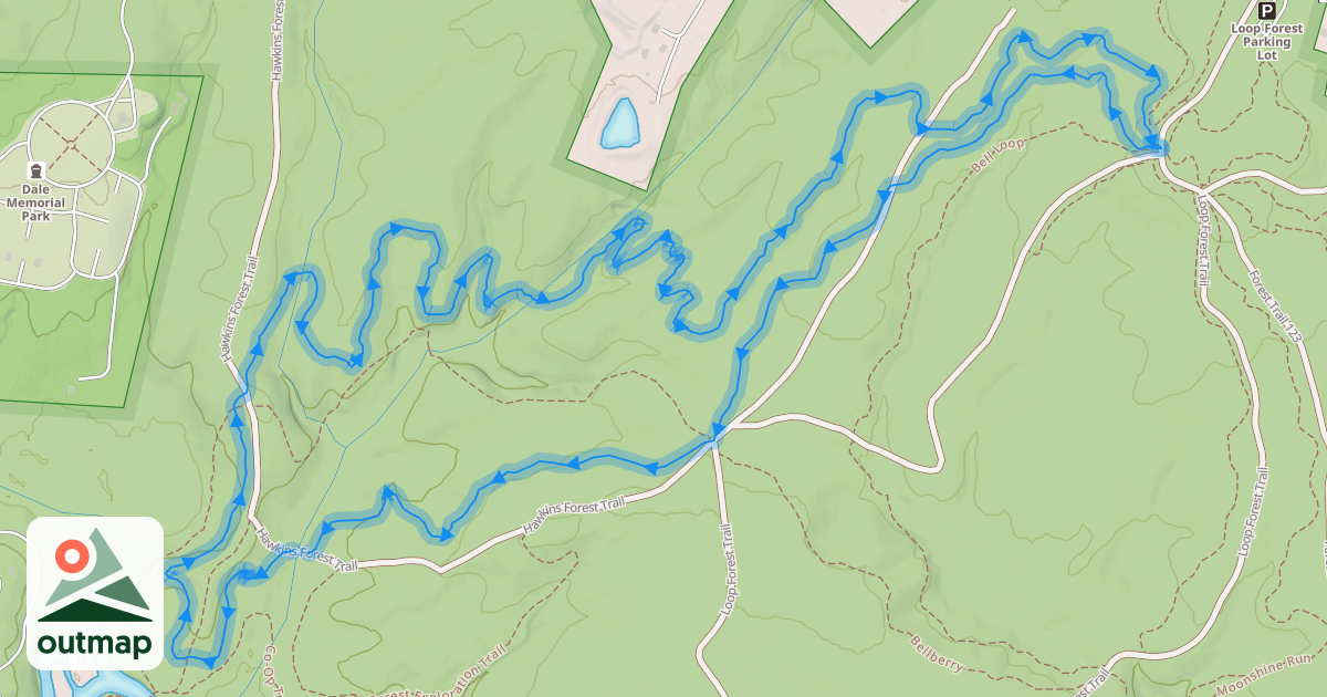 Map of Blueberry Hill