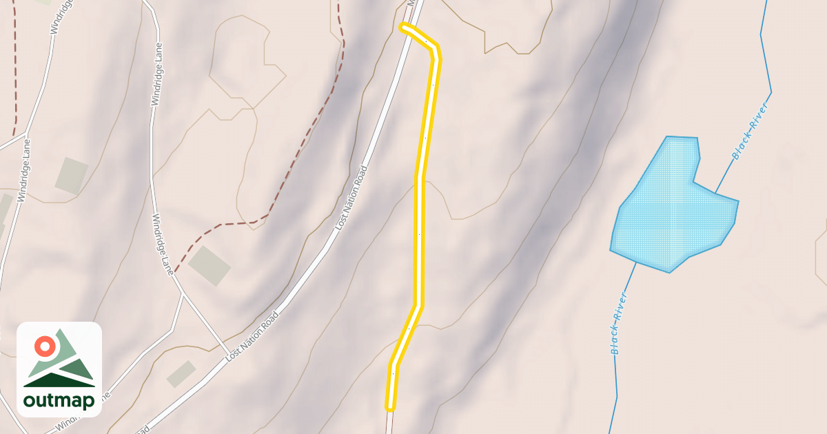 Map of Max's Pond