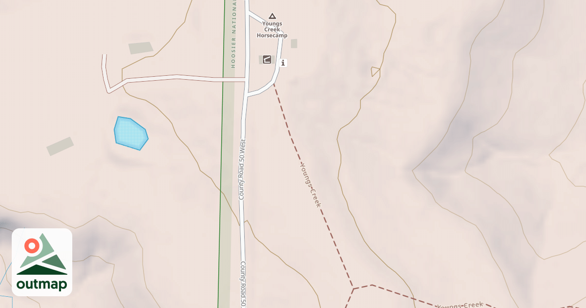 Map of YOUNGS CREEK H C - S E LOOP