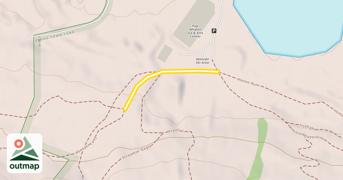 Map of Abenaki Loop