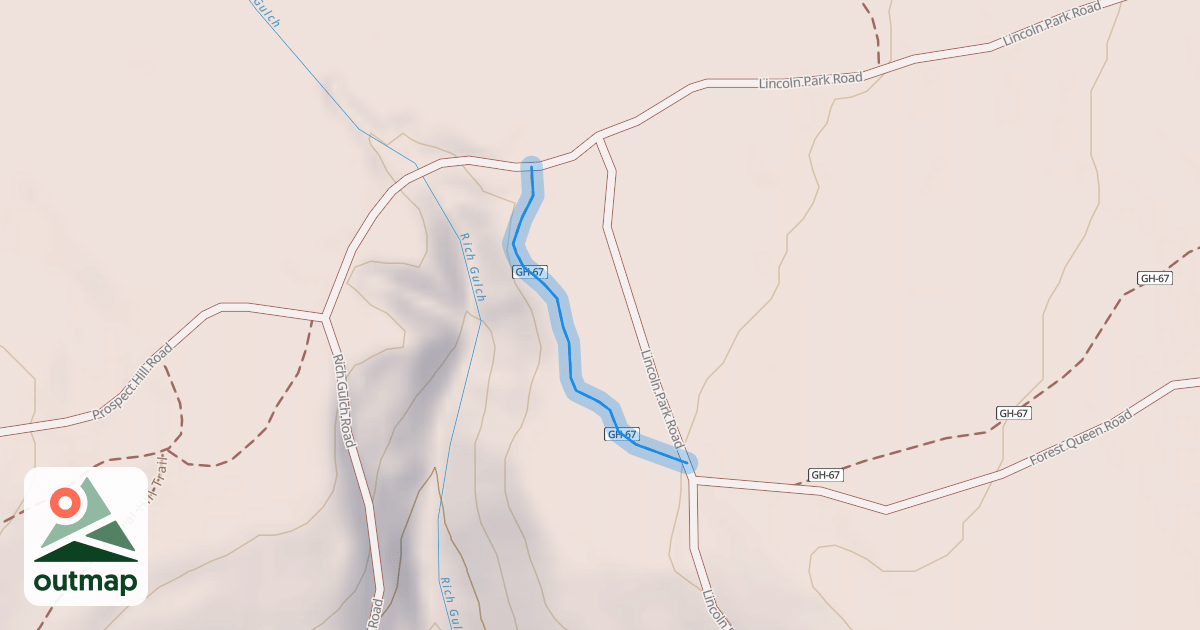 Map of Governor King Trail