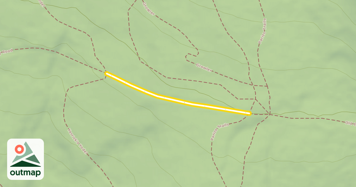 Map of Old County Road