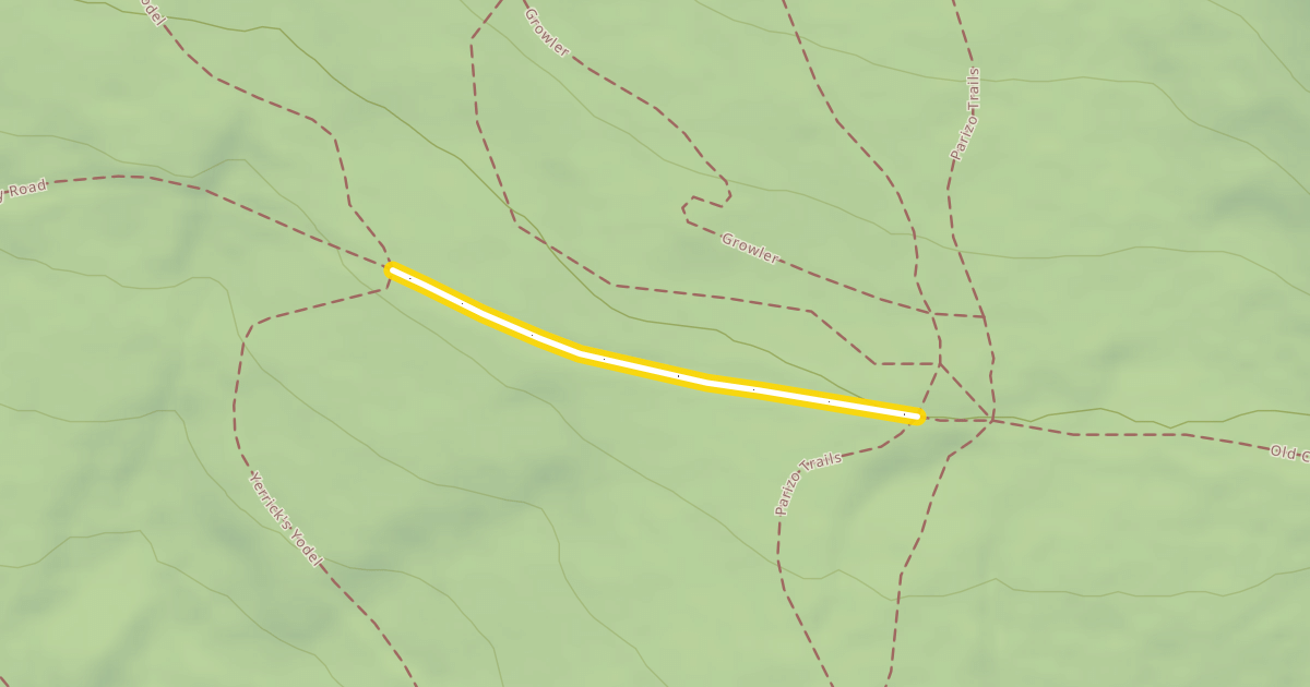Map preview of Old County Road