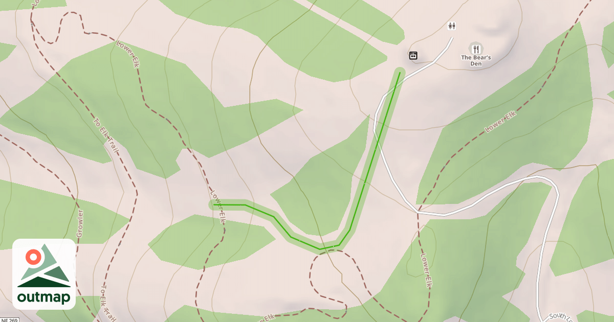 Map of Bear Terrain Park