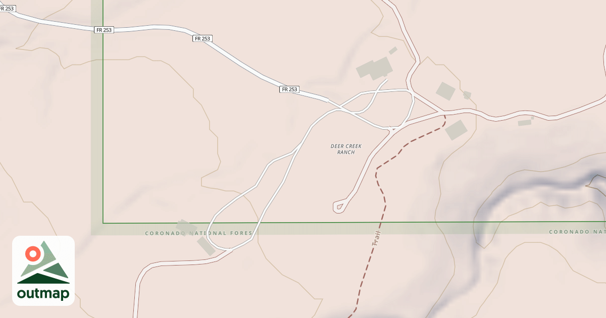 Map of HOME RANCH TANK