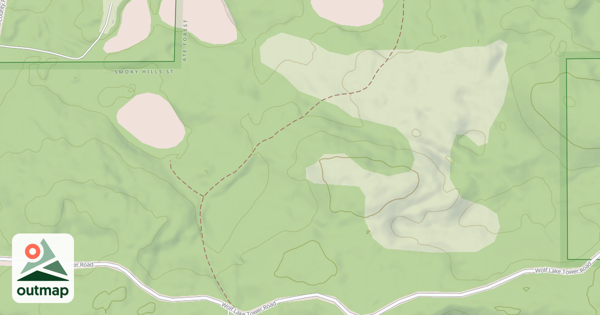 Map of Smoky Hills