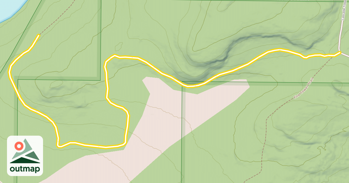 Map of Deer Yard Loop