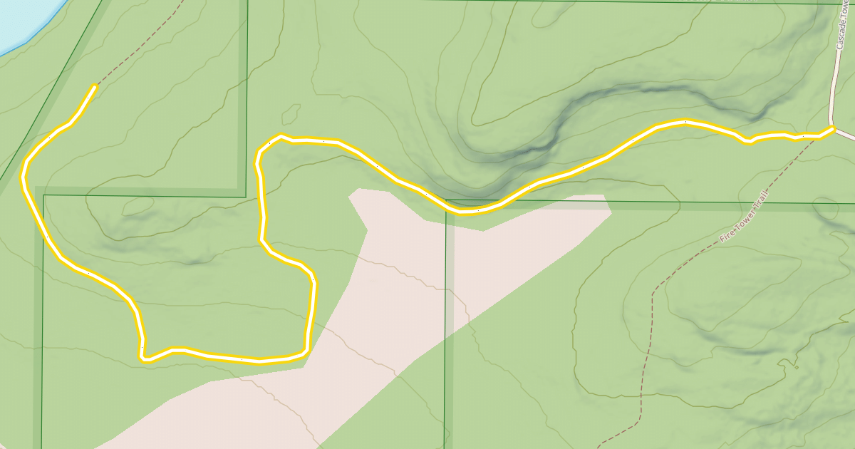 Map preview of Deer Yard Loop