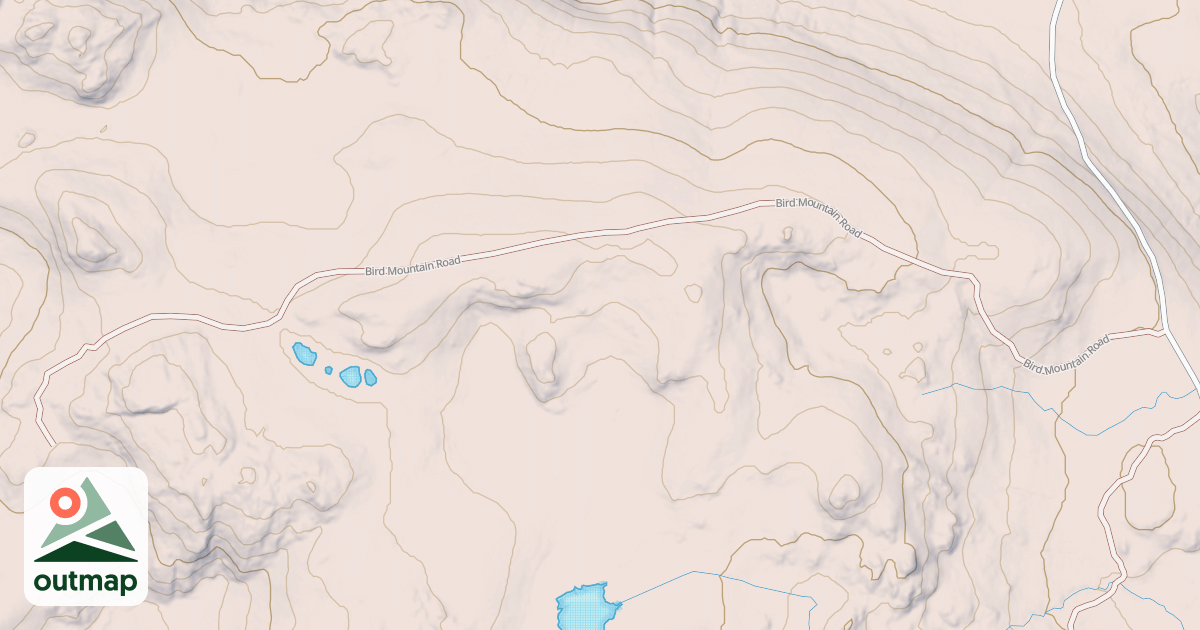 Map of BIRD MTN RD