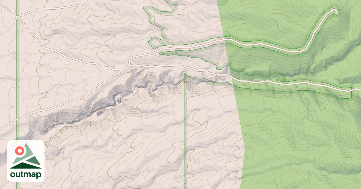 Map of BROOM CANYON