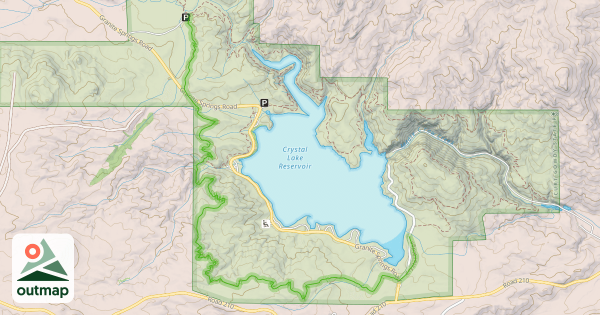 Map of Crystal Ridge