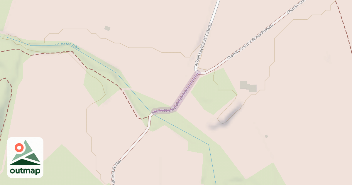 Map of Ancien Chemin de Castries