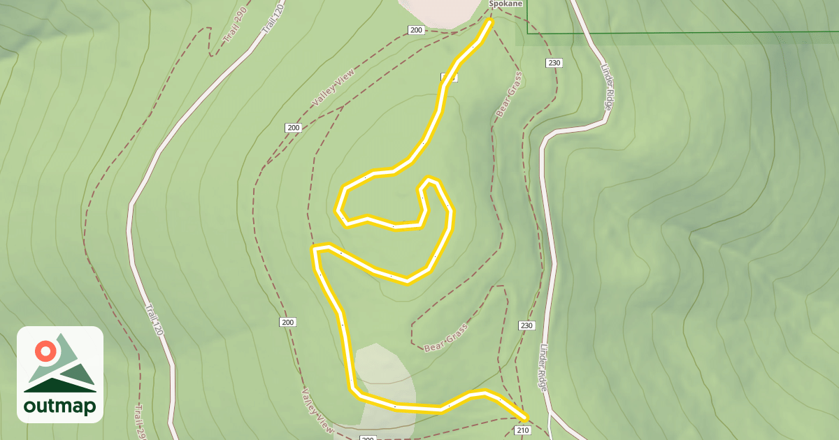 Map of Brian's Hill