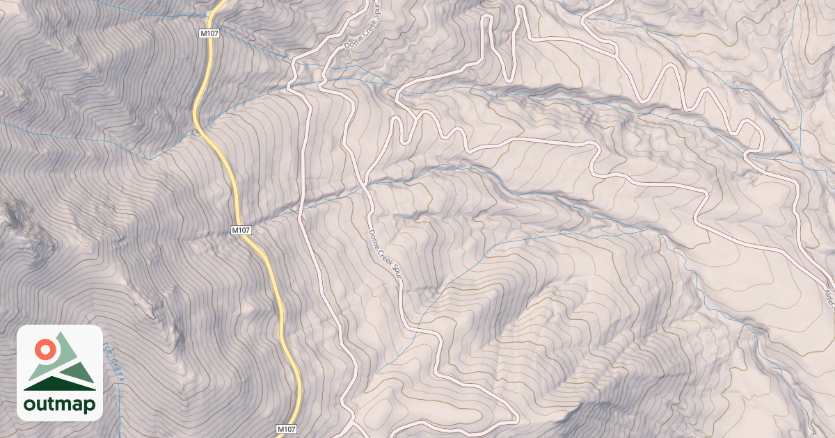 Map of DOME CREEK