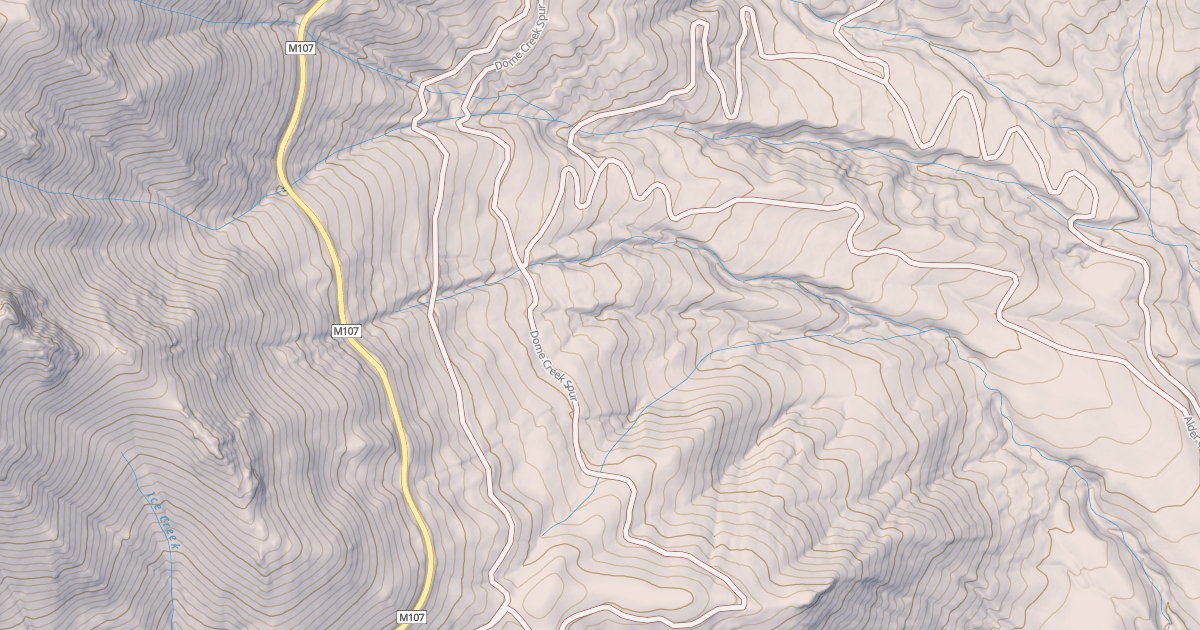 Map preview of DOME CREEK