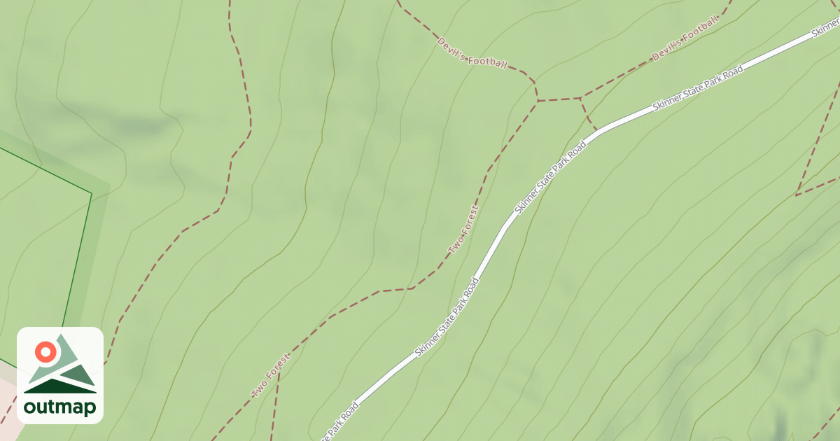 Map of Two Forest Trail