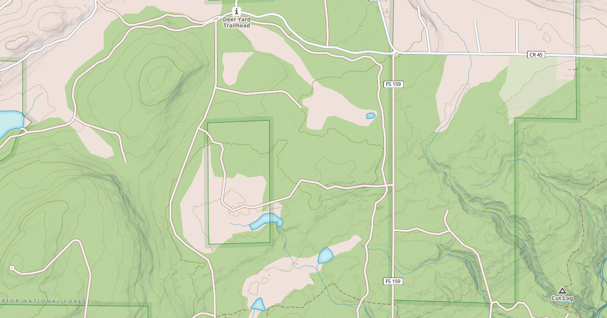 Map preview of Deer Snowmobile Trail