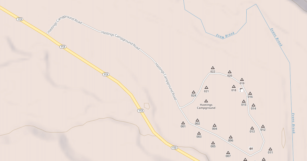 Map preview of HASTINGS CAMPGROUND