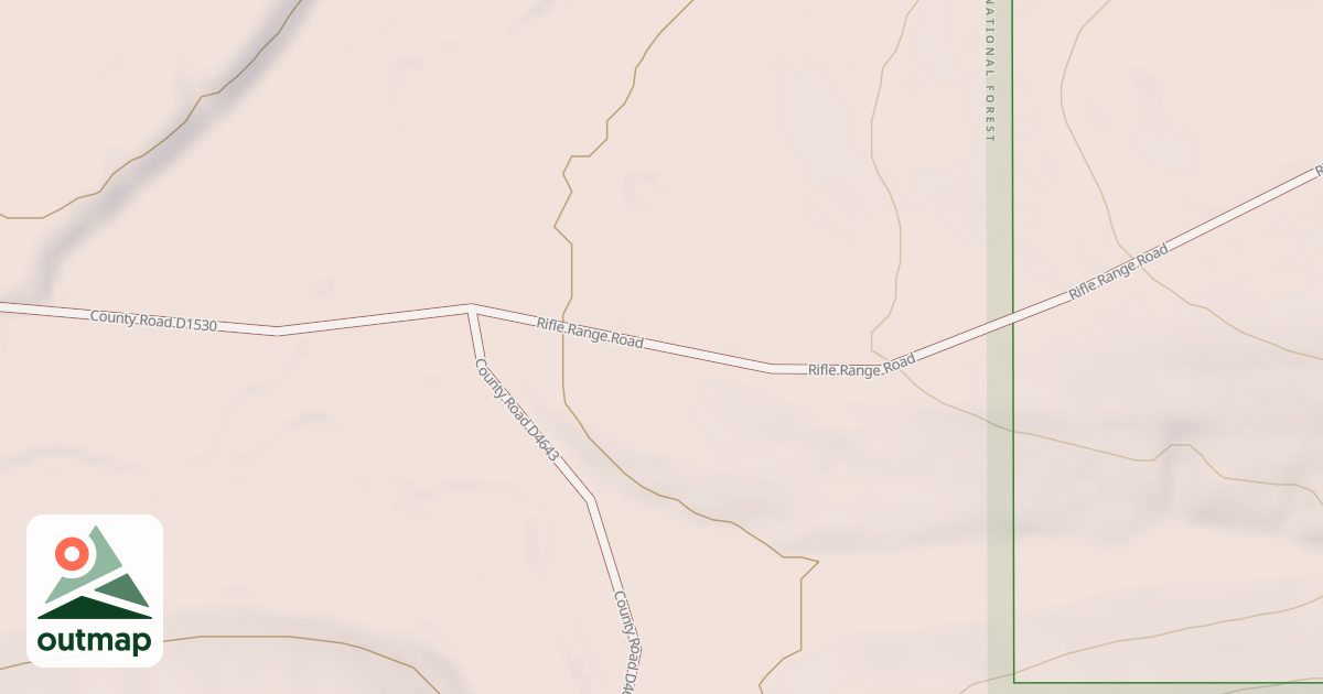 Map of POST MOUNTAIN