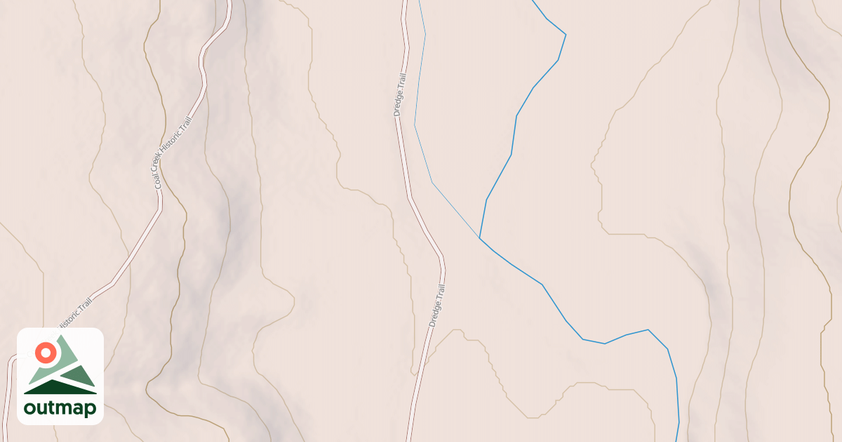 Map of Coal Creek Lower Trail