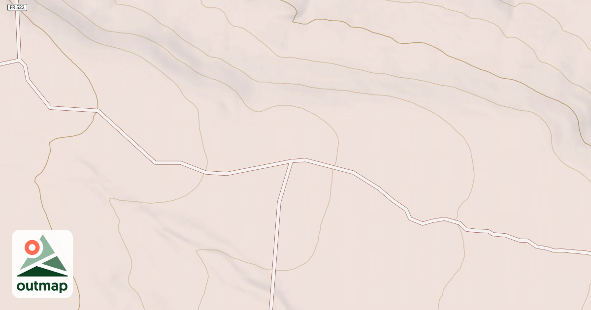 Map of USFS Motor Vehicle Use Map Roads {EF6322B2-4743-42B6-A8C5-63156C21D8C9} in Torrance