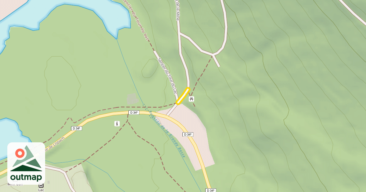 Map of Chemin du Collet de la Mine