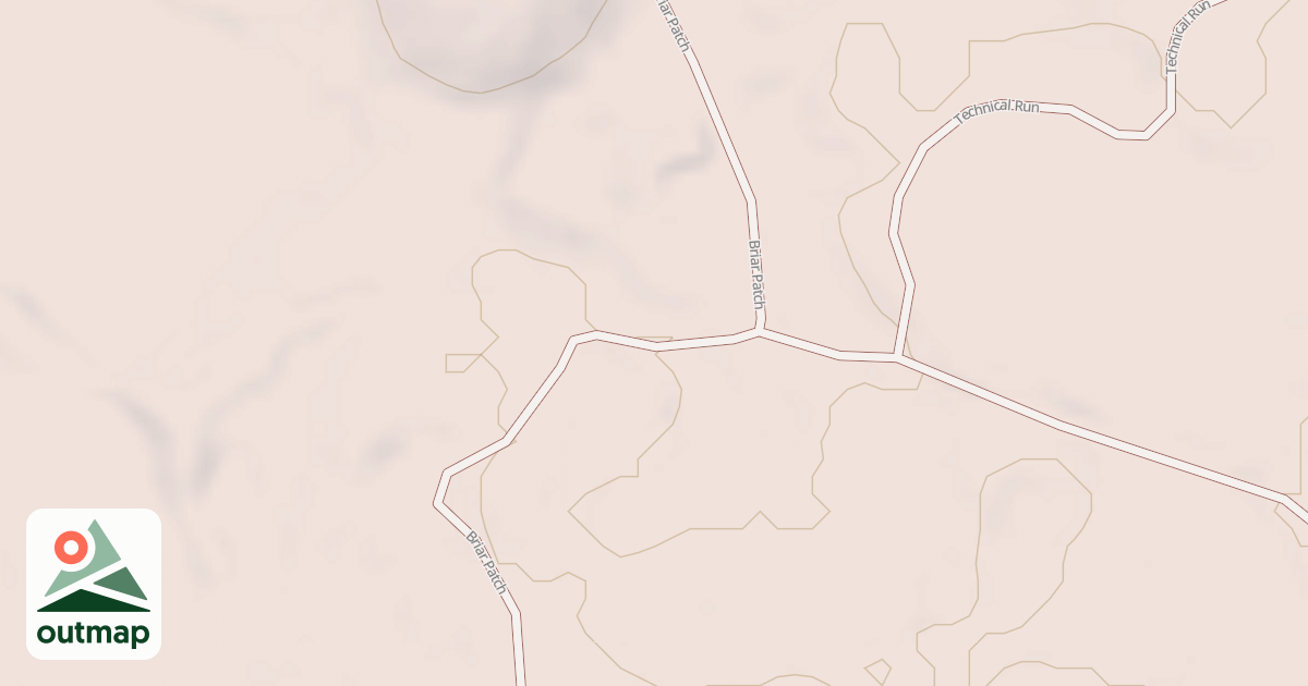 Map of Straight Arrows Trail