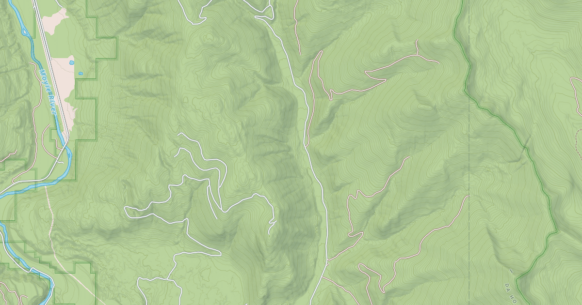 Map preview of DEER CREEK SPREAD CREEK