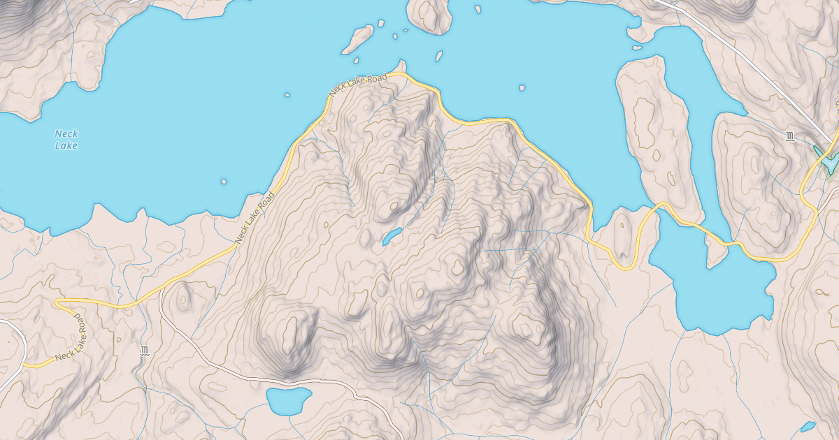 Map preview of NECK LAKE