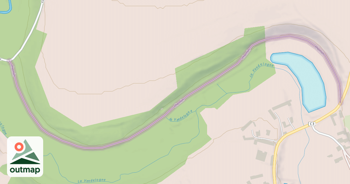 Map of chemin