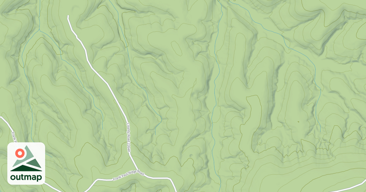 Map of FRANK PAUL RIDGE SPUR A