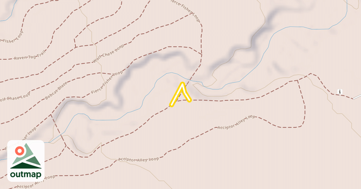 Map of Accipiter Alley Loop