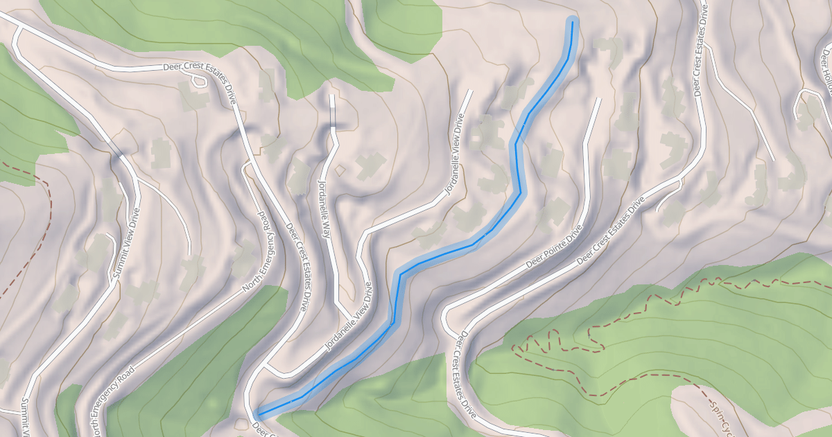 Map preview of Home run