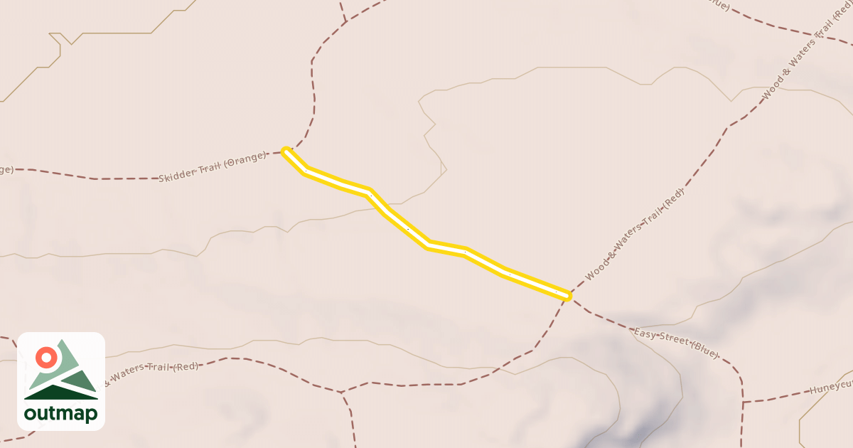 Map of Easy Street (Blue)