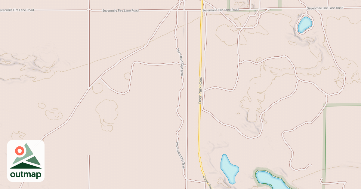 Map of Two-heart Trail